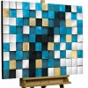 Holzbild 3D 'Schimmerndes Meer' 100x70x5cm