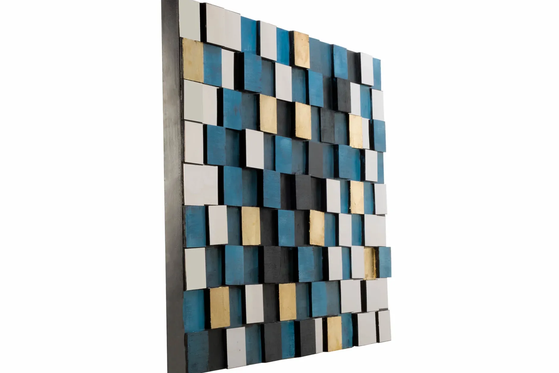 Holzbild 3D 'Schimmerndes Meer' 100x70x5cm
