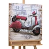 Holzbild 3D 'When in Paris' 60x60x5cm