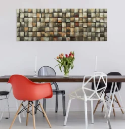 Holzbild 3D 'World beyond' 144x44x6cm