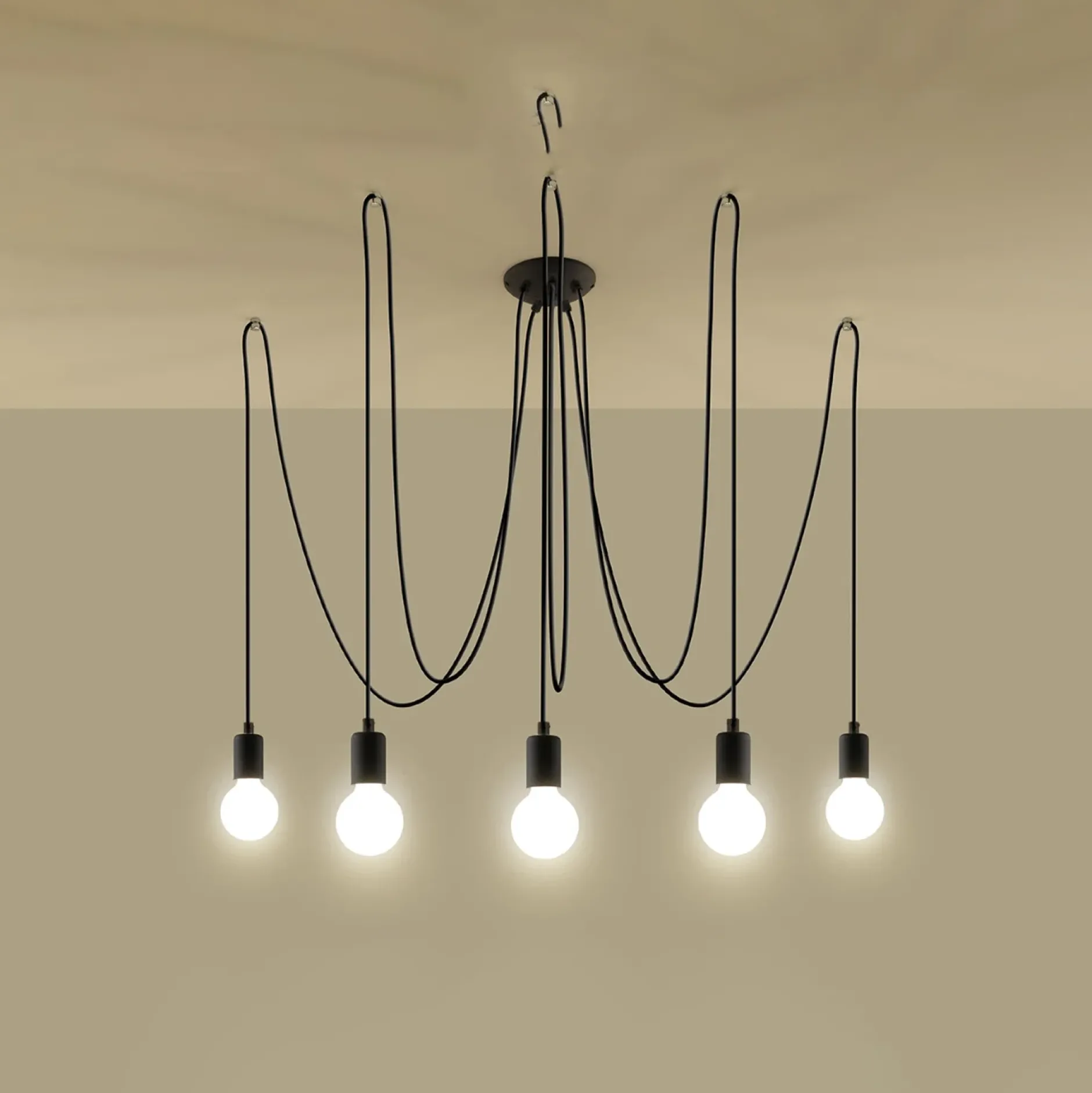 Kronleuchter „EDISON 5“