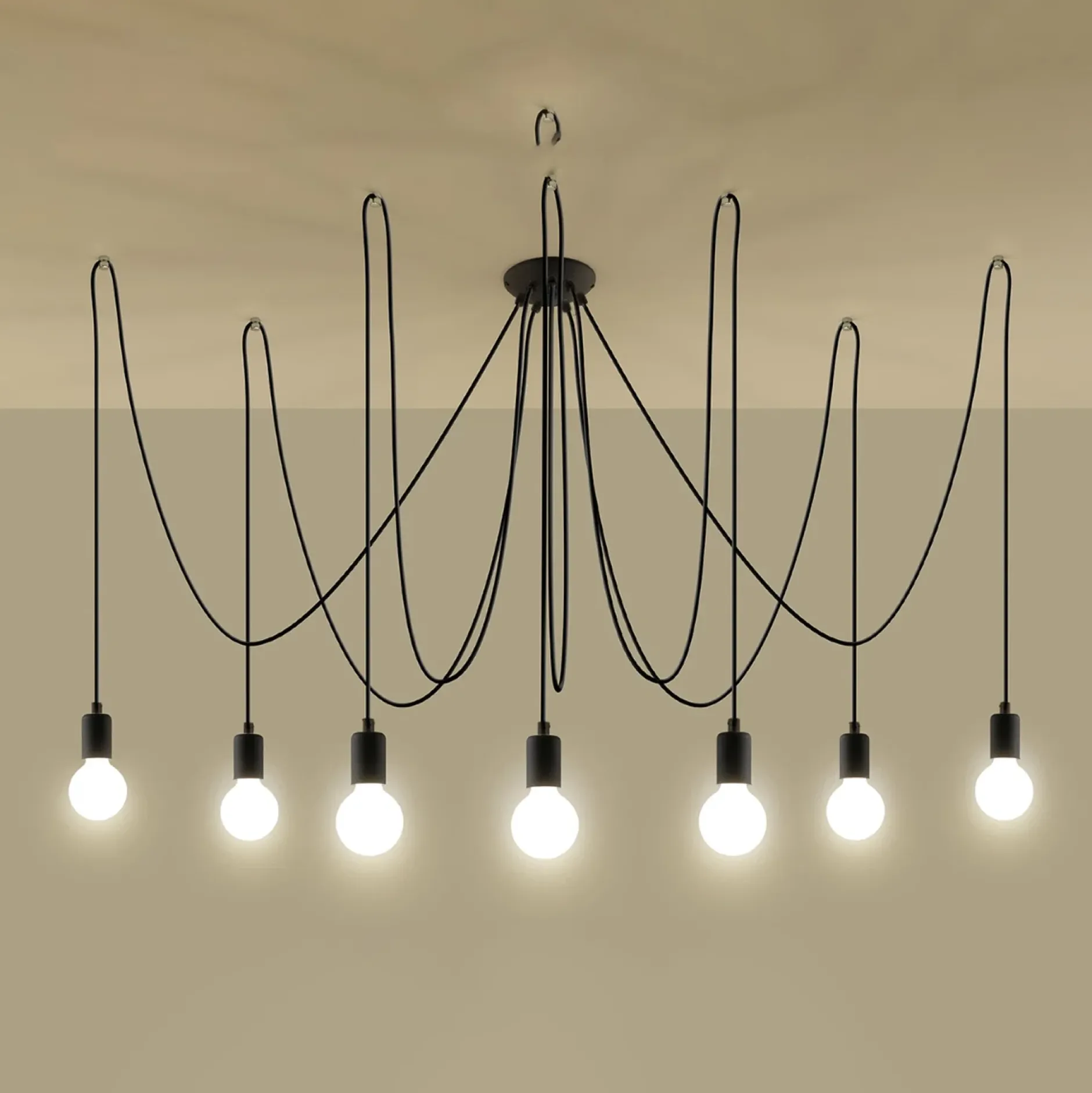 Kronleuchter „EDISON 7“