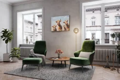 Kunstdruck 'Agathe und Freunde'