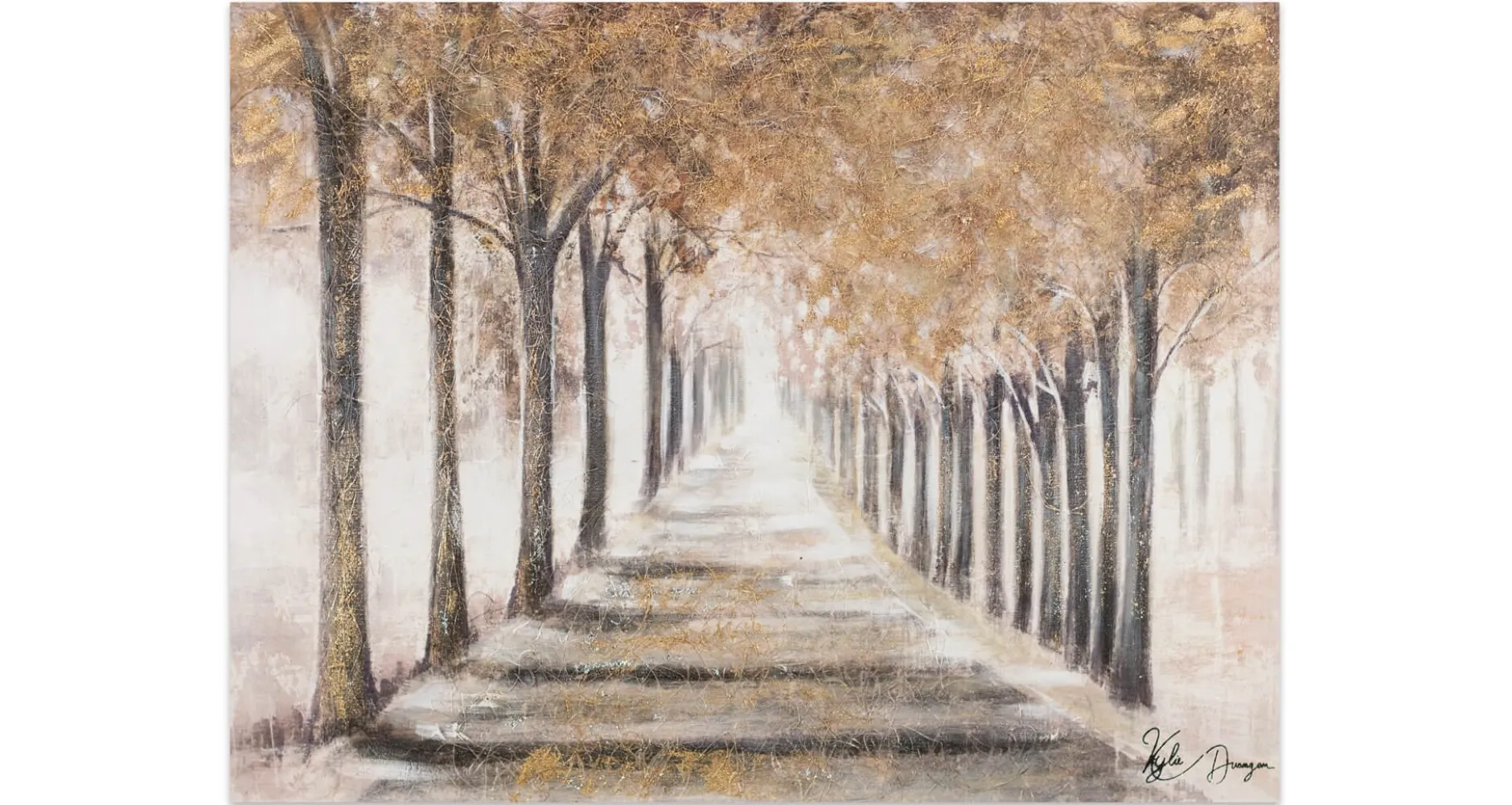 Kunstdruck 'Allee der Träume'