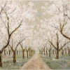 Kunstdruck 'Allee voller Blüten'