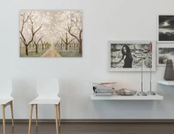Kunstdruck 'Allee voller Blüten'