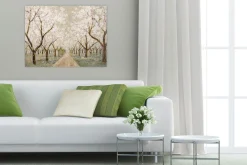Kunstdruck 'Allee voller Blüten'