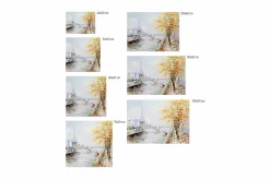 Kunstdruck 'An der Seine'