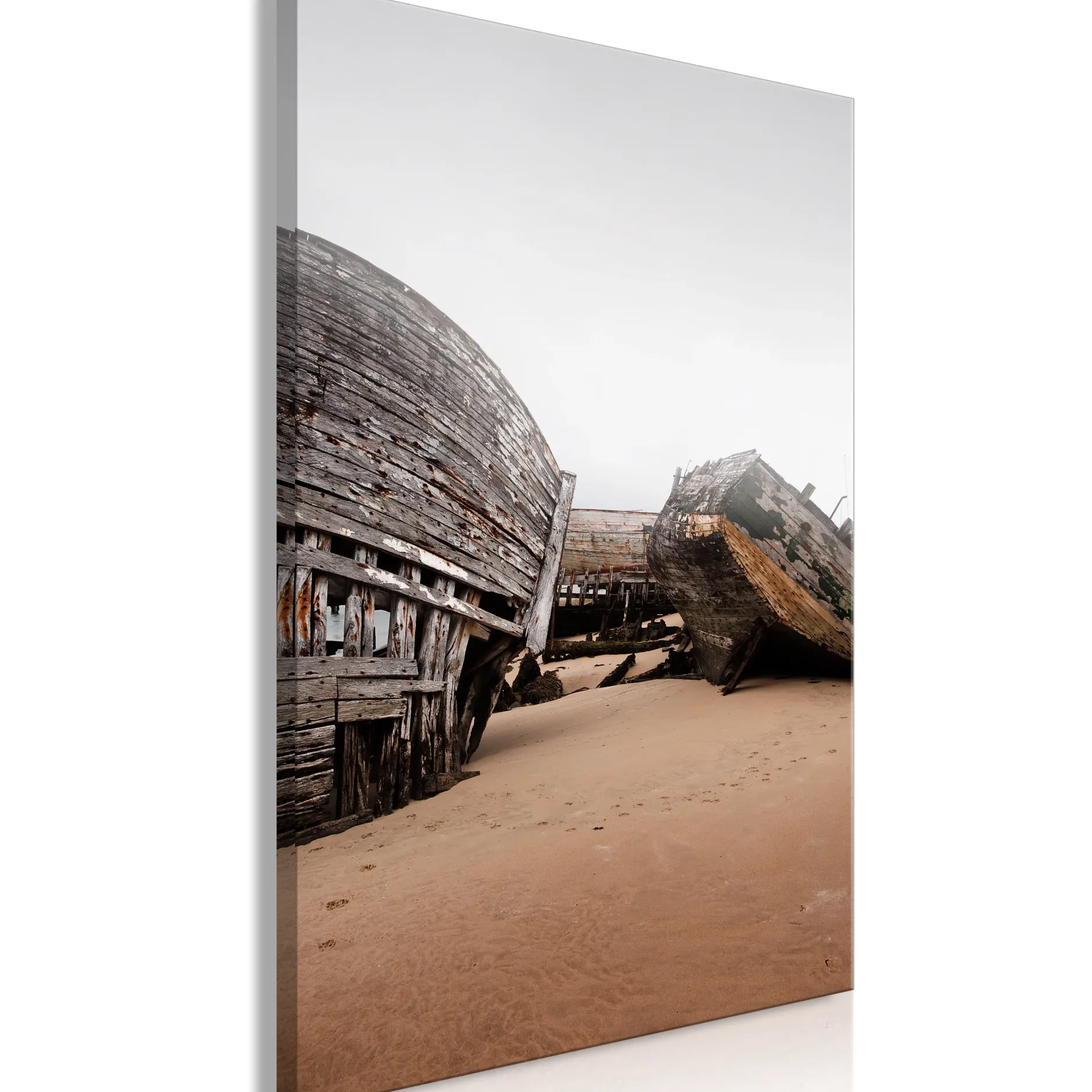 Kunstdruck auf Leinwand 'Abandoned Cutters Vertical'