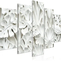 Kunstdruck auf Leinwand 'Alabaster Garden (5-teilig) Wide'
