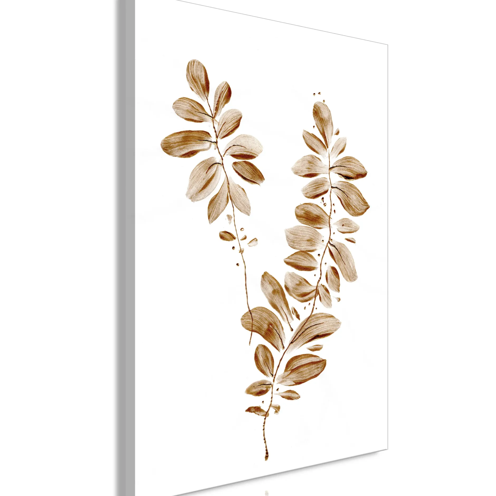 Kunstdruck auf Leinwand 'August Leaves Vertical'