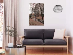 Kunstdruck auf Leinwand 'Autumn Walk Vertical'
