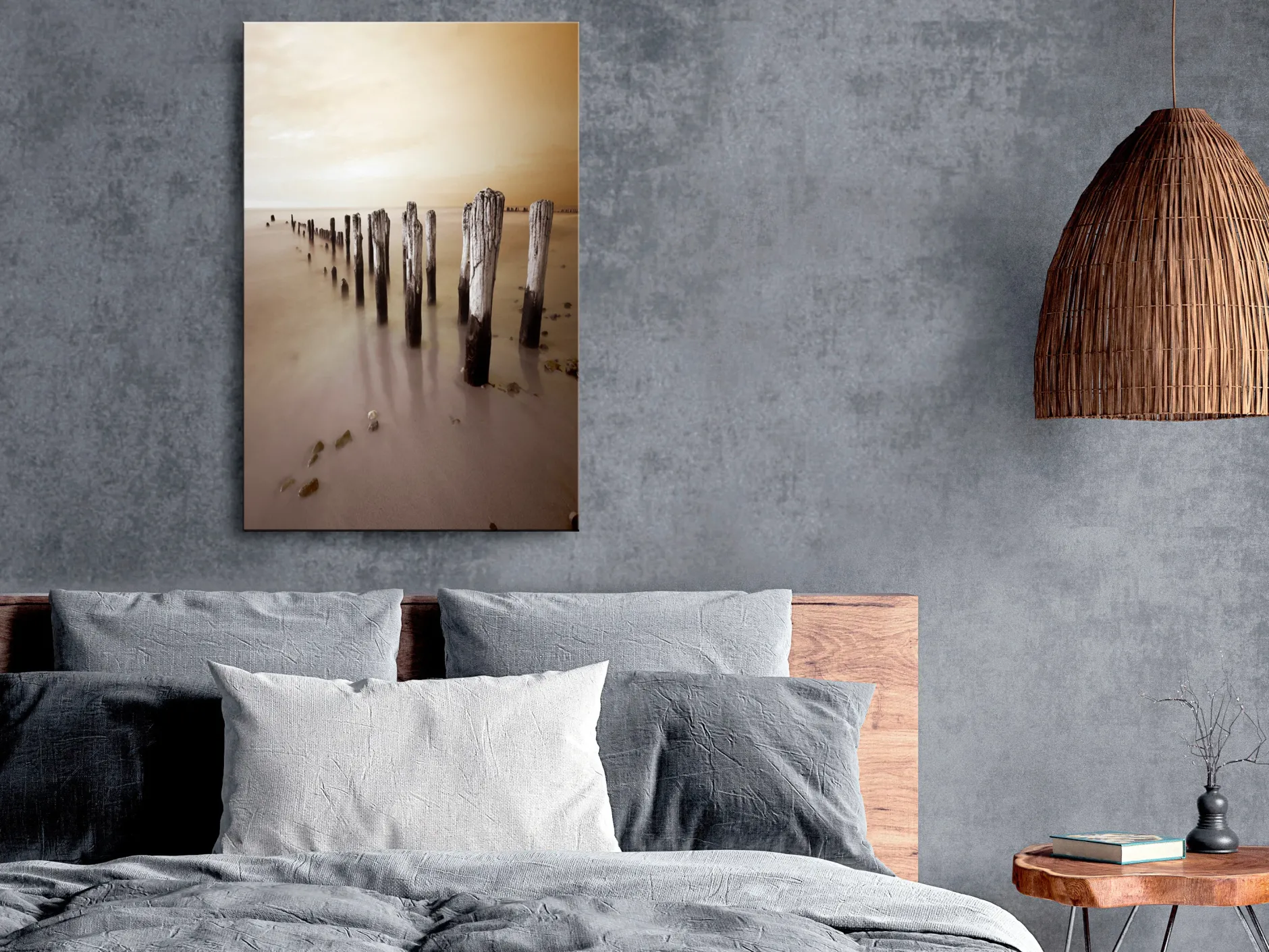 Kunstdruck auf Leinwand 'Autumn Outflow Vertical'