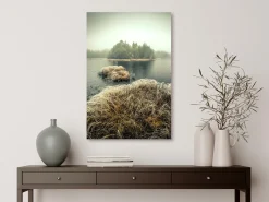Kunstdruck auf Leinwand 'Autumn in the Wetlands Vertical'