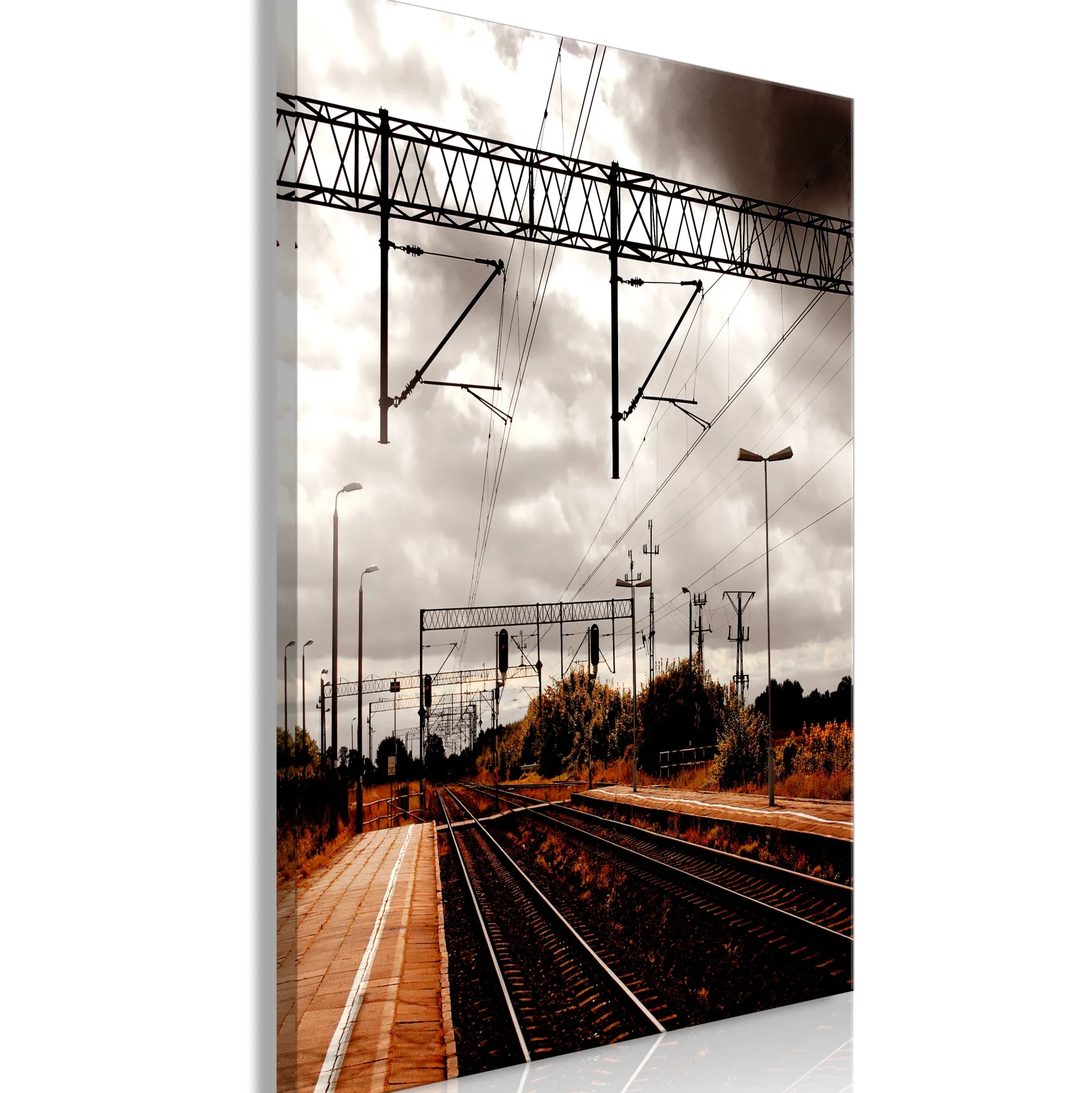Kunstdruck auf Leinwand 'Before the Trip Vertical'