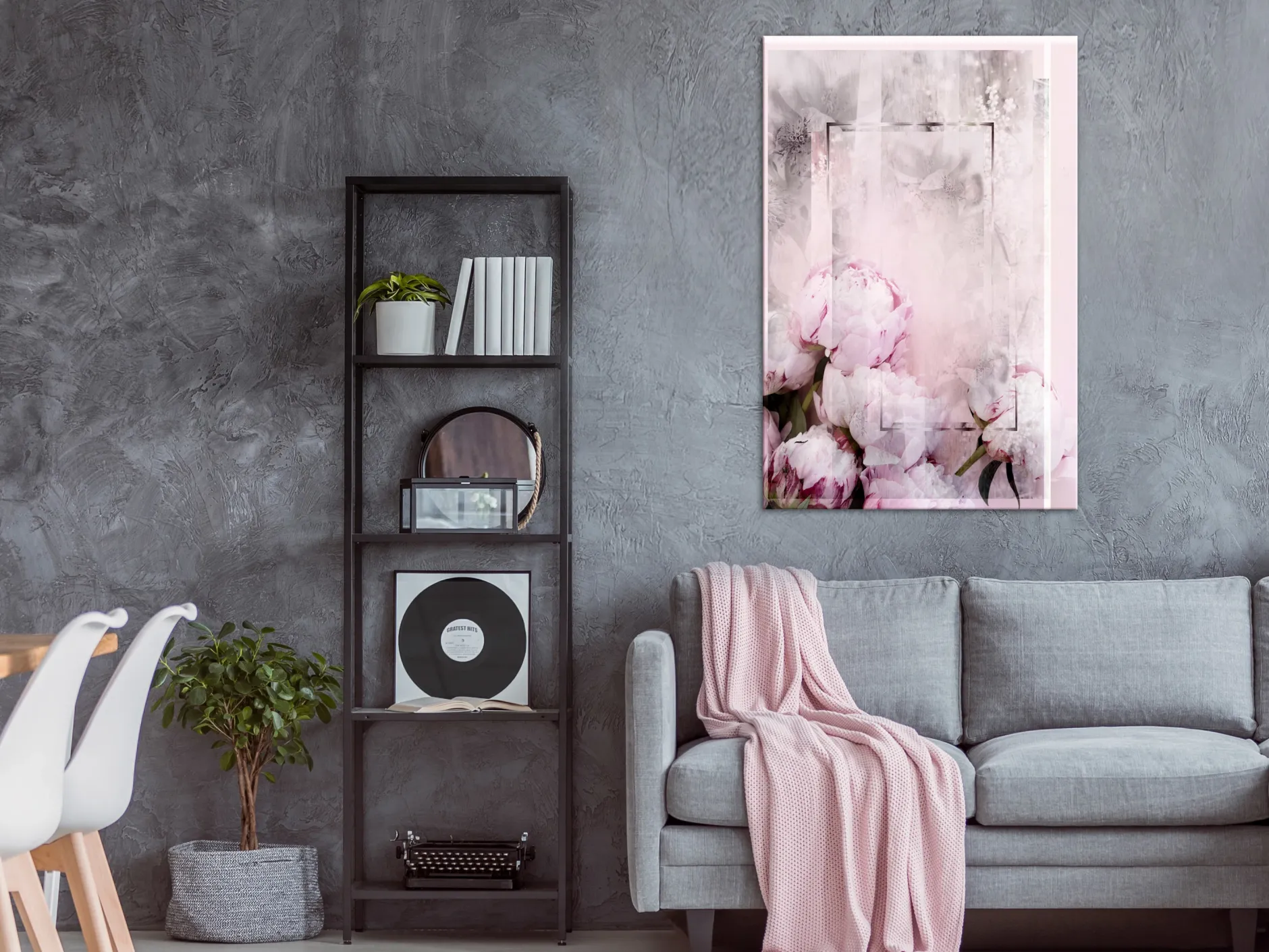 Kunstdruck auf Leinwand 'Beginning of Spring Vertical'