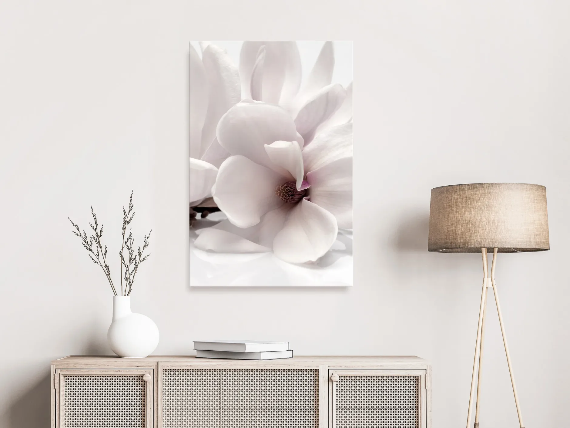 Kunstdruck auf Leinwand 'Blooming Light Vertical'