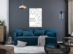 Kunstdruck auf Leinwand 'Boho Style Vertical'