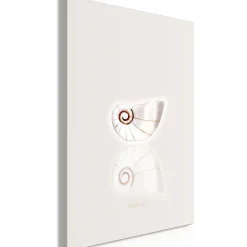 Kunstdruck auf Leinwand 'Ceramic Shell Vertical'
