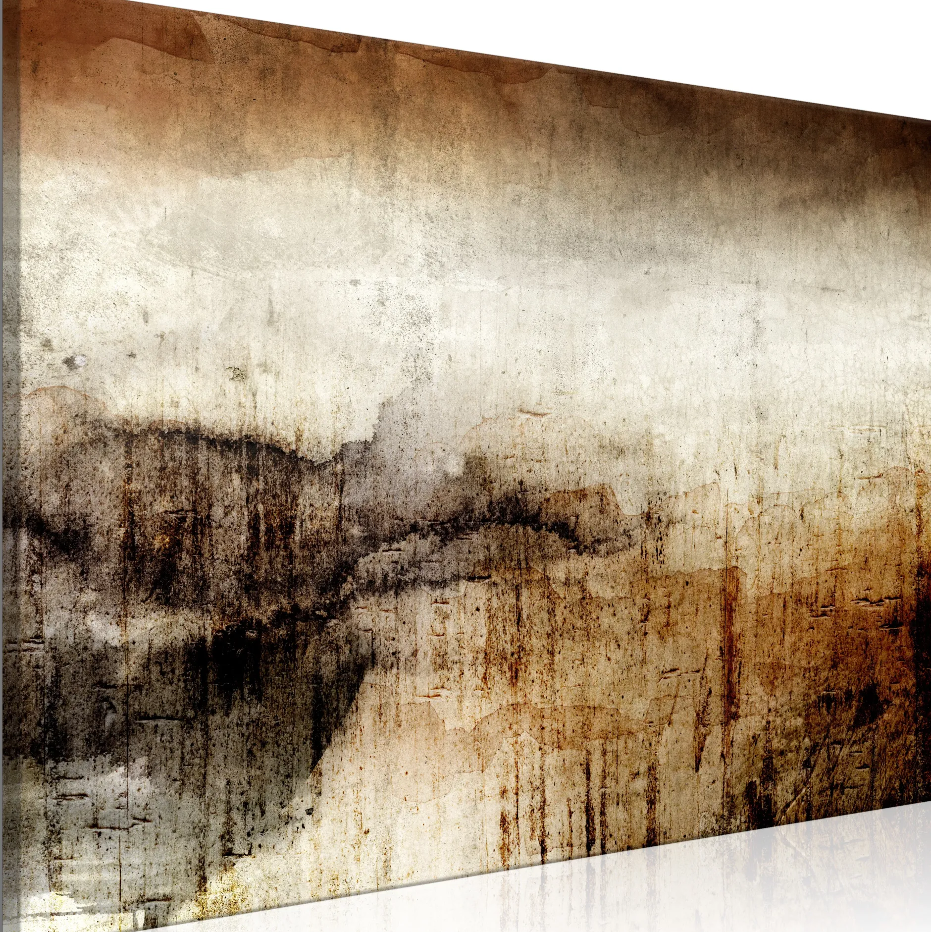 Kunstdruck auf Leinwand 'Damp Colors Wide'