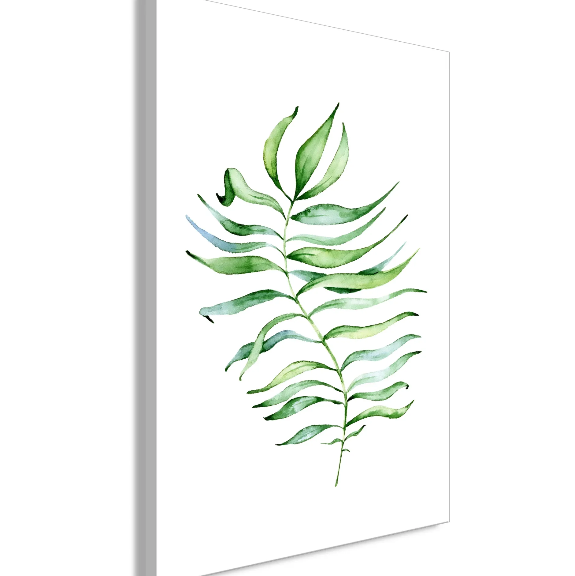 Kunstdruck auf Leinwand 'Dancing Leaf Vertical'
