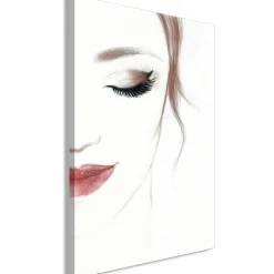 Kunstdruck auf Leinwand 'Delicate Beauty Vertical'