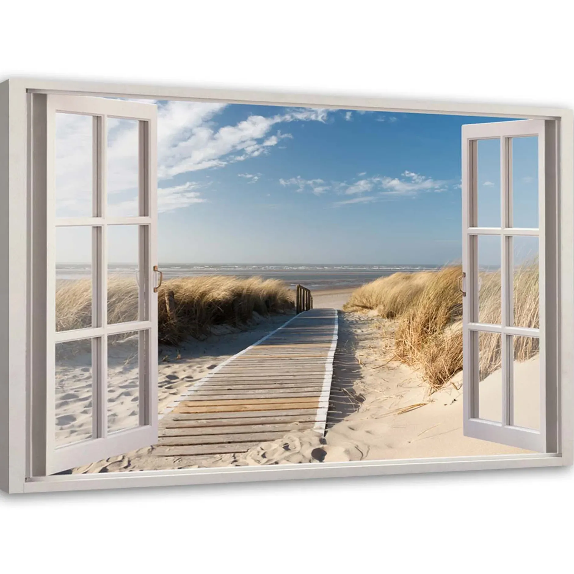 Kunstdruck auf Leinwand 'Dune View'