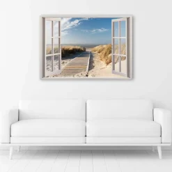 Kunstdruck auf Leinwand 'Dune View'