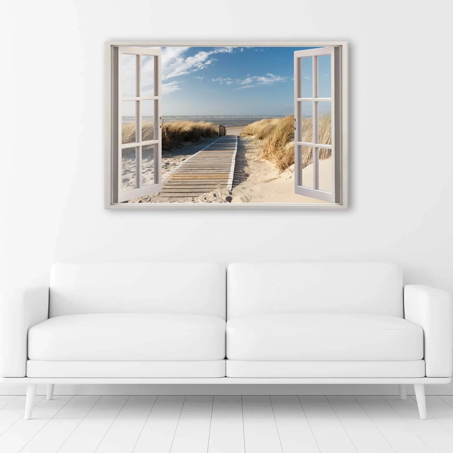 Kunstdruck auf Leinwand 'Dune View'