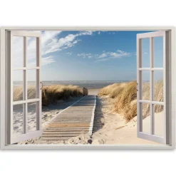 Kunstdruck auf Leinwand 'Dune View'