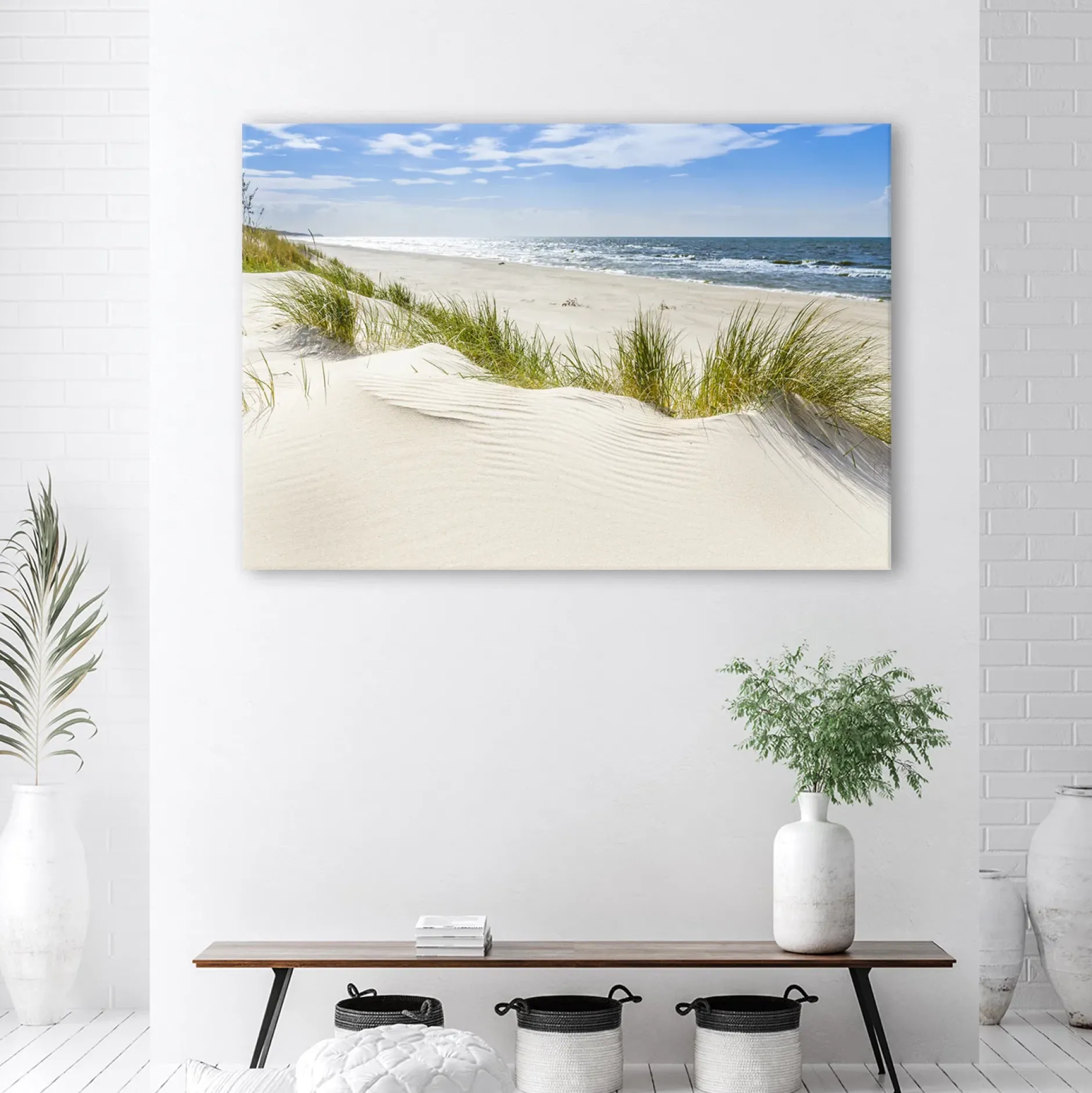Kunstdruck auf Leinwand 'Dune Peace'
