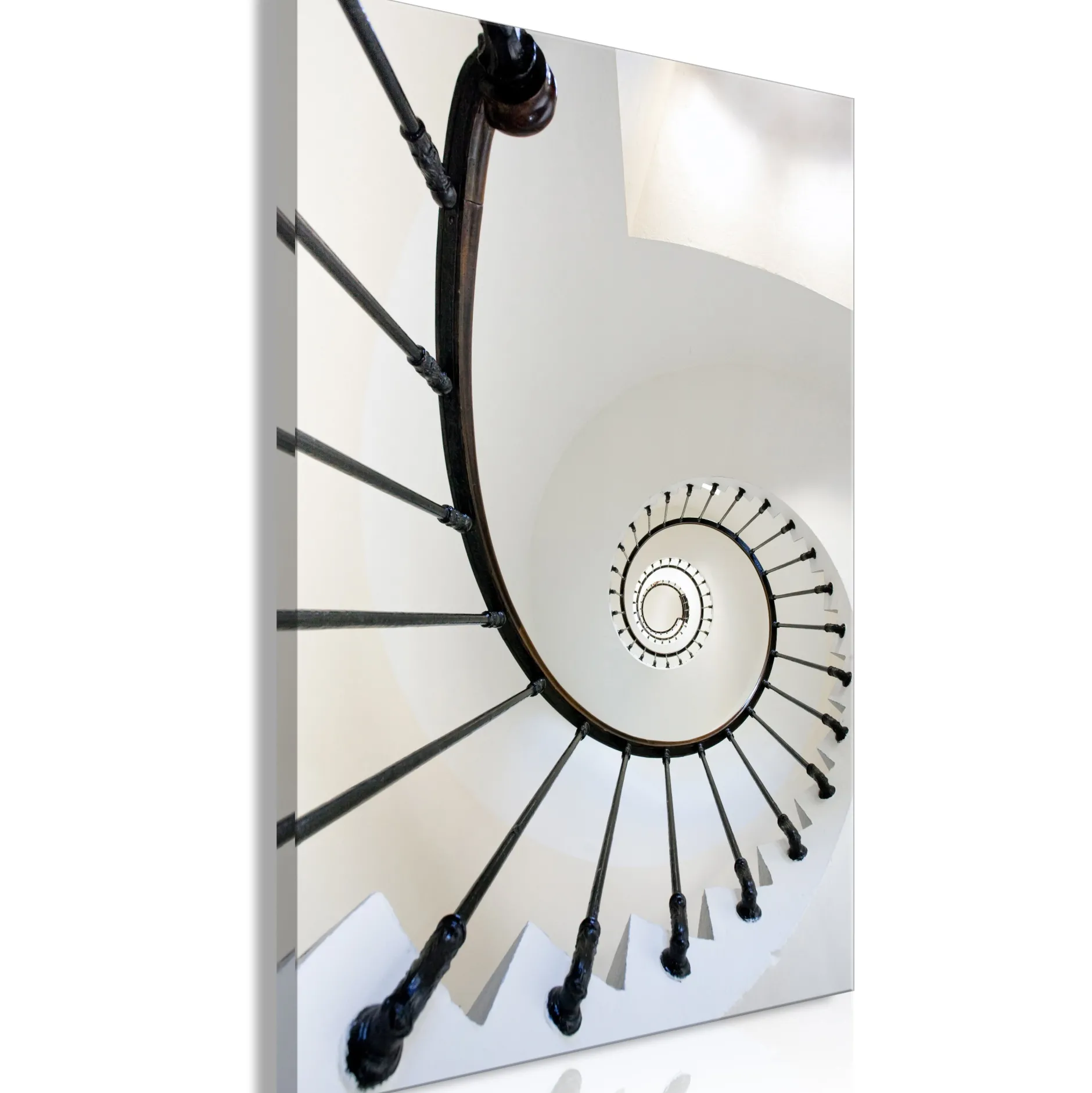 Kunstdruck auf Leinwand 'Endless Stairs Vertical'