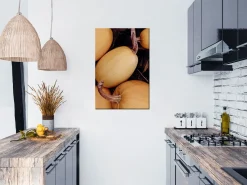 Kunstdruck auf Leinwand 'Fall Season Vertical'