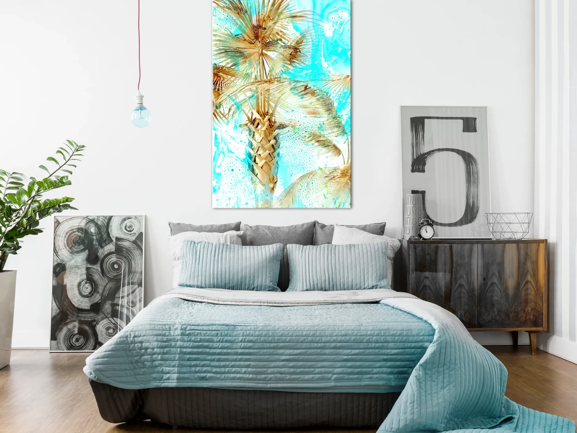 Kunstdruck auf Leinwand 'Forbidden Paradise Vertical'
