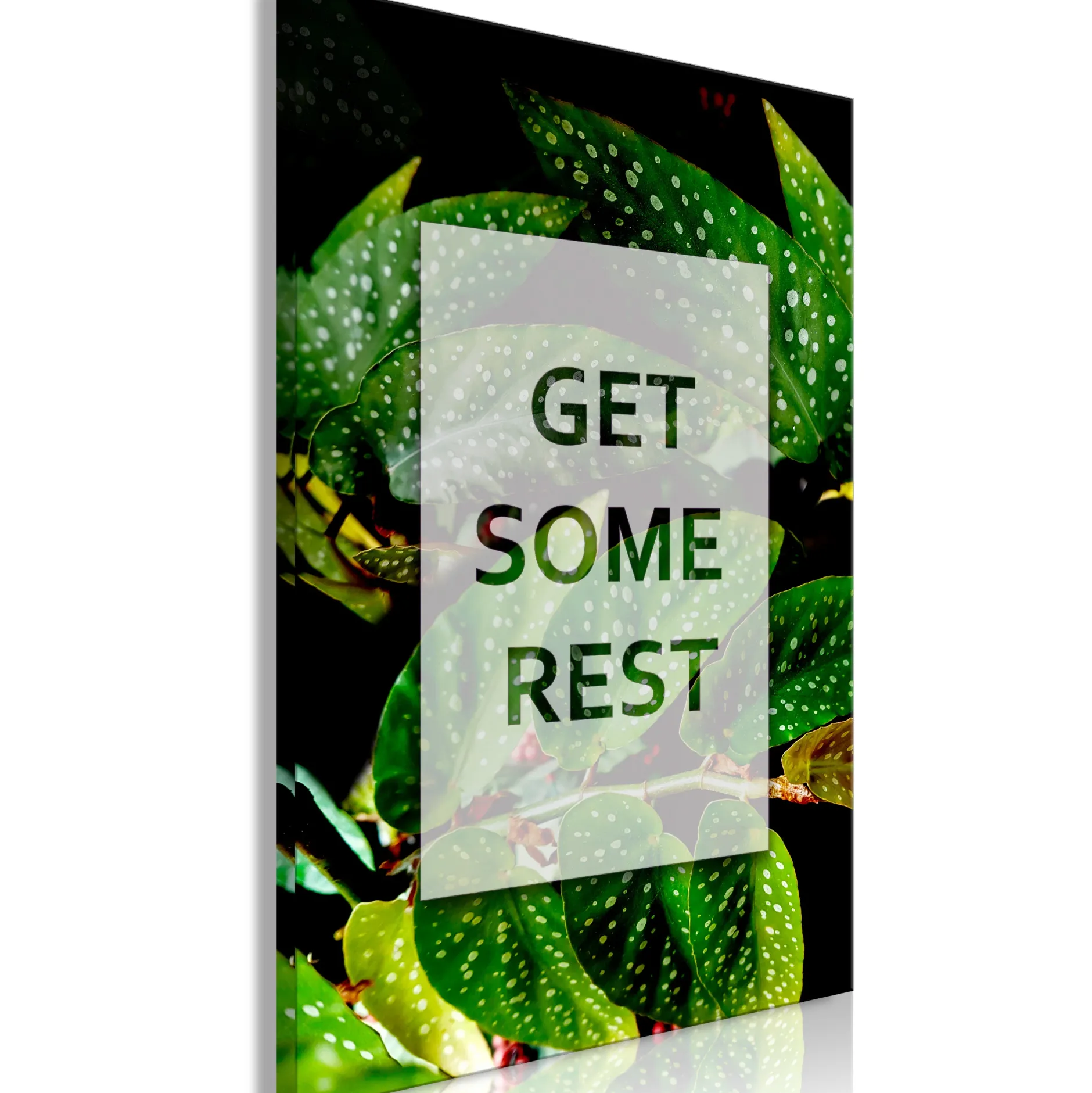 Kunstdruck auf Leinwand 'Get Some Rest Vertical'