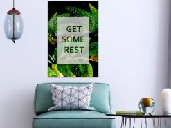 Kunstdruck auf Leinwand 'Get Some Rest Vertical'