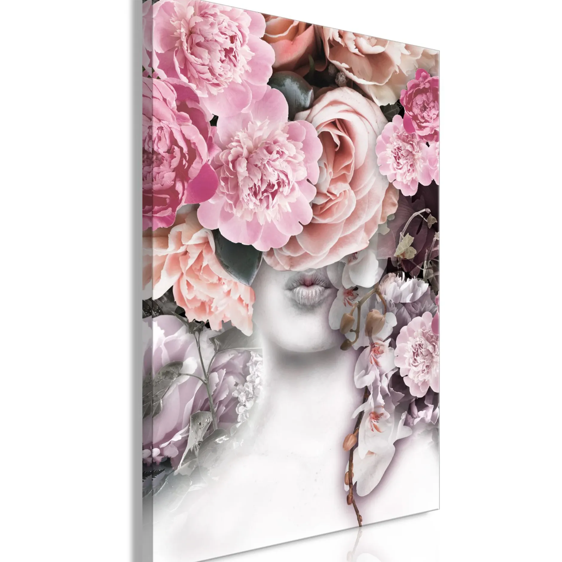 Kunstdruck auf Leinwand 'Give Me Kiss Vertical'