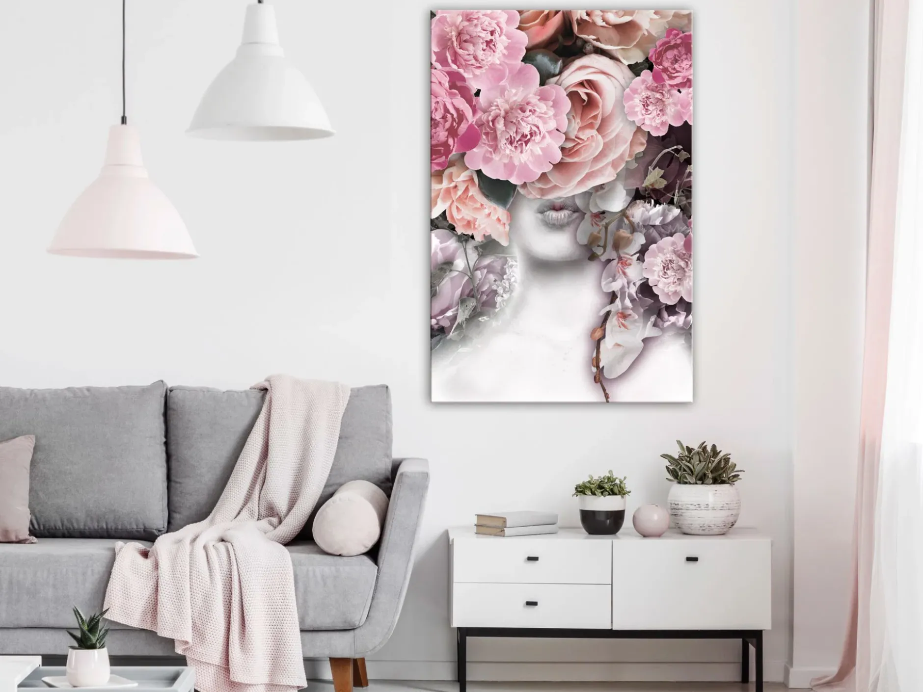 Kunstdruck auf Leinwand 'Give Me Kiss Vertical'