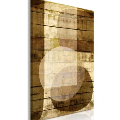 Kunstdruck auf Leinwand 'Golden Chocolate Vertical'