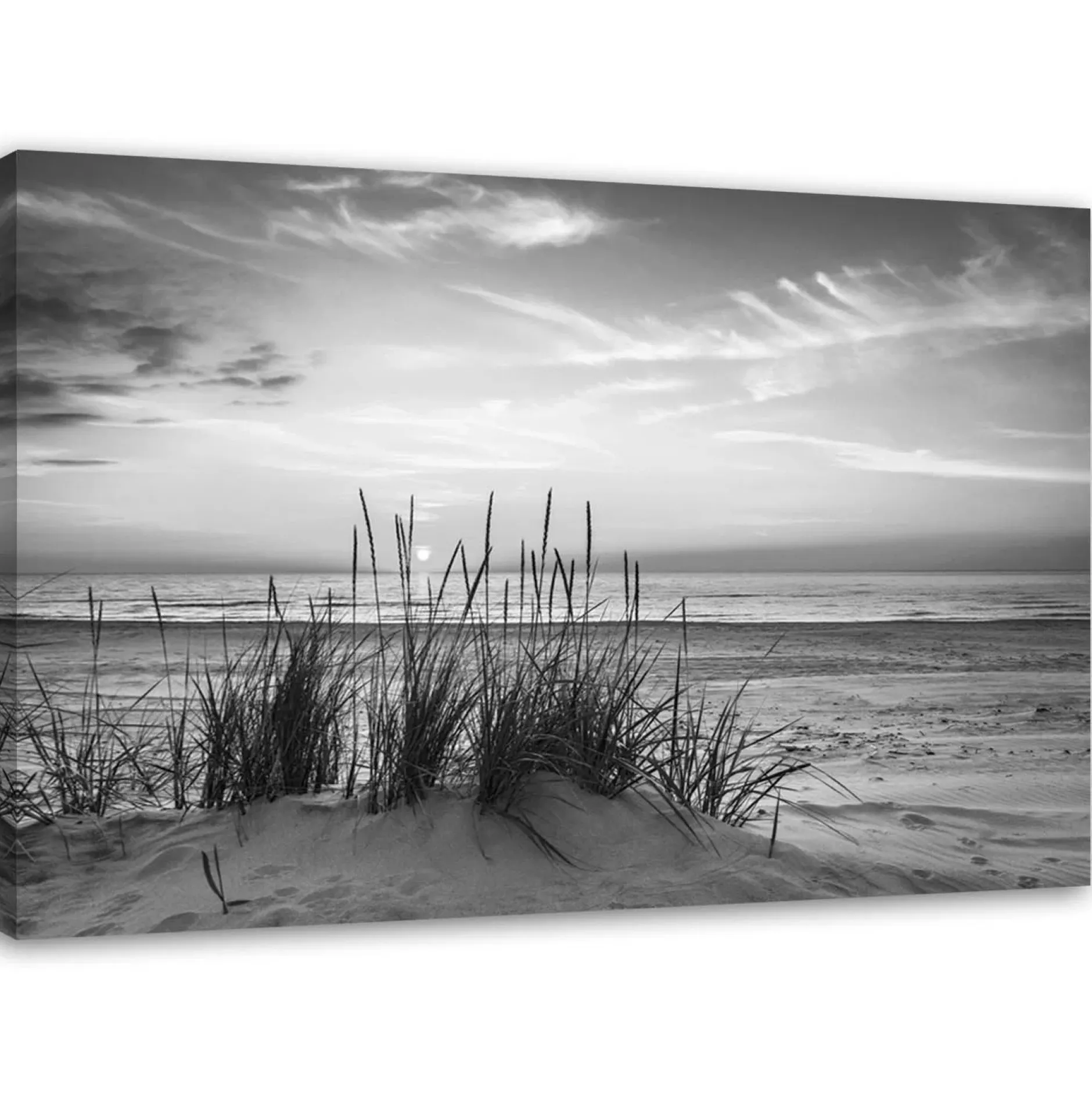Kunstdruck auf Leinwand 'Gray Dawn'
