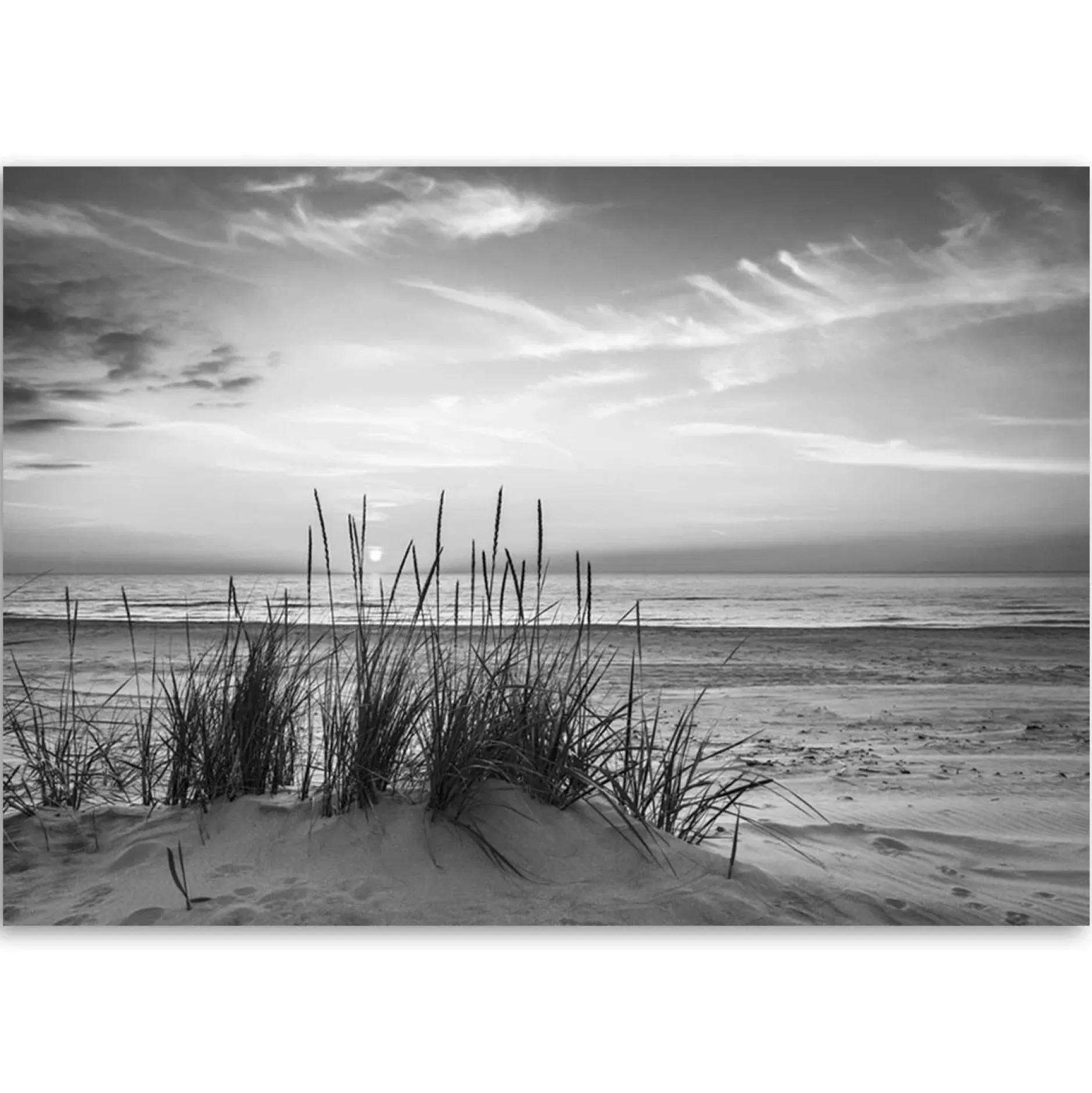 Kunstdruck auf Leinwand 'Gray Dawn'