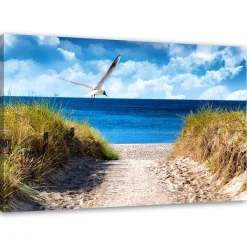 Kunstdruck auf Leinwand 'Gull Flight'