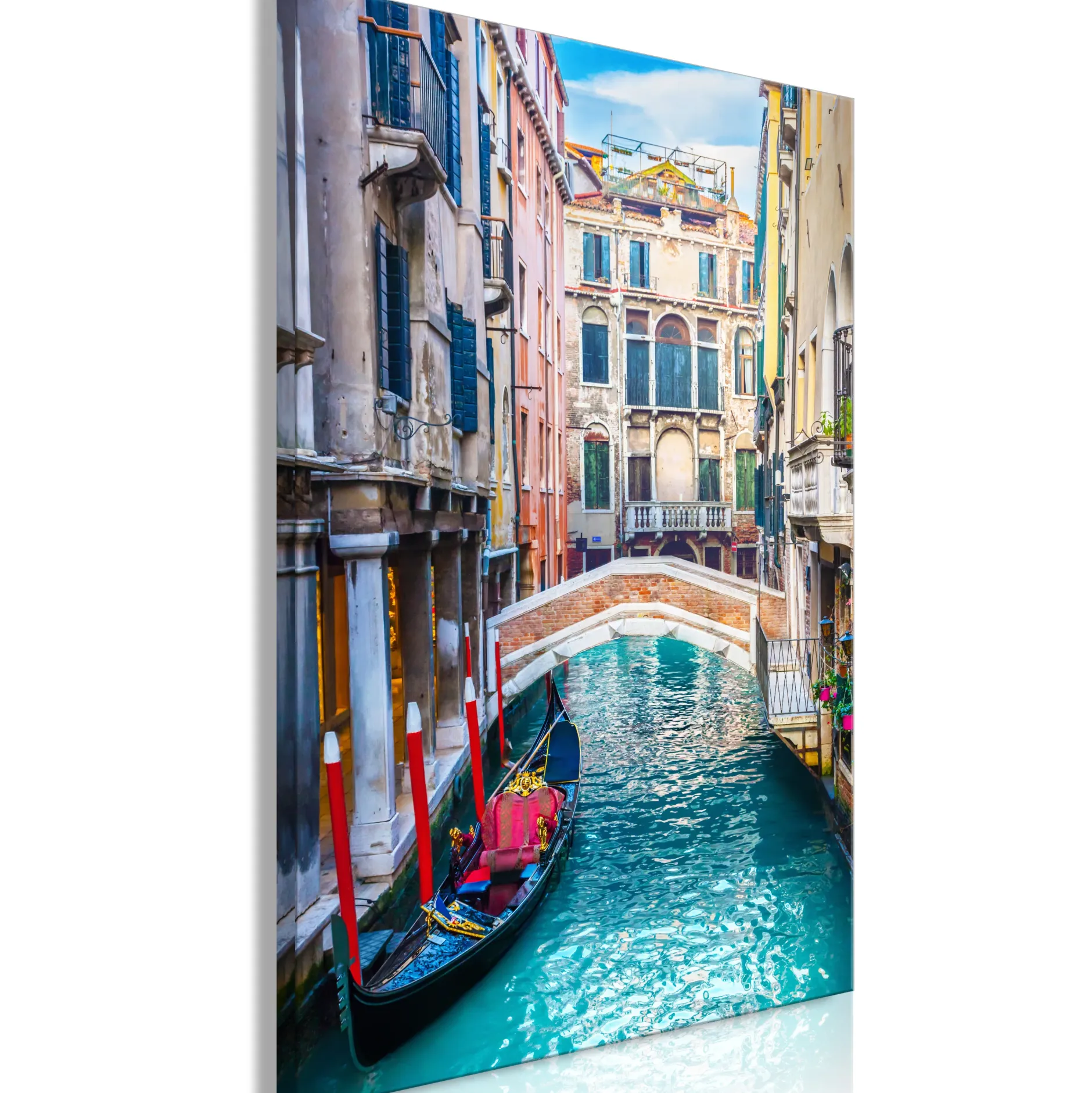 Kunstdruck auf Leinwand 'Holiday Moment Vertical'