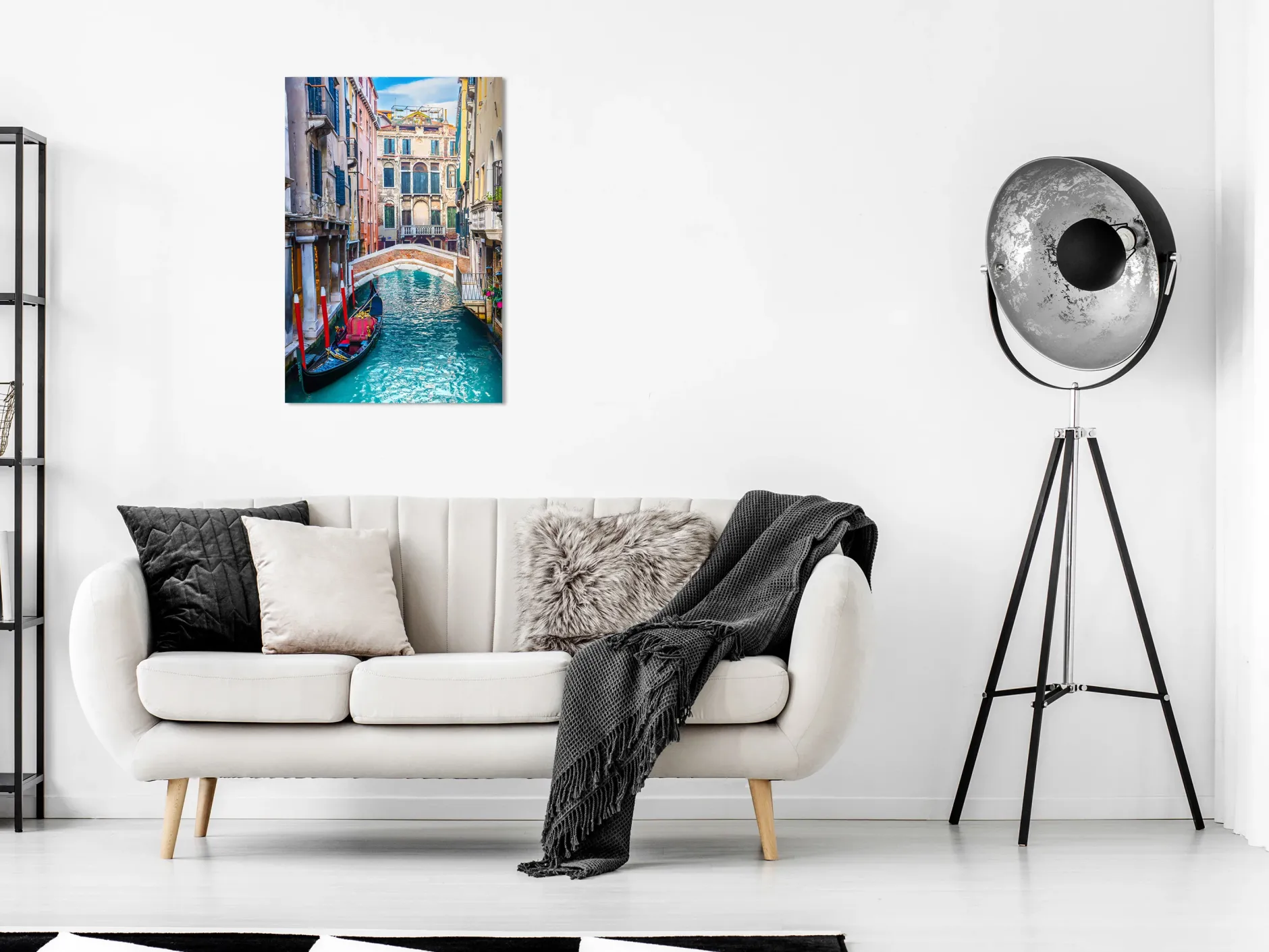Kunstdruck auf Leinwand 'Holiday Moment Vertical'