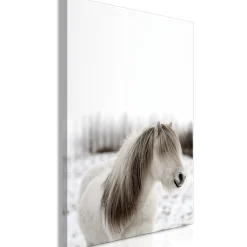 Kunstdruck auf Leinwand 'Horse Mane Vertical'