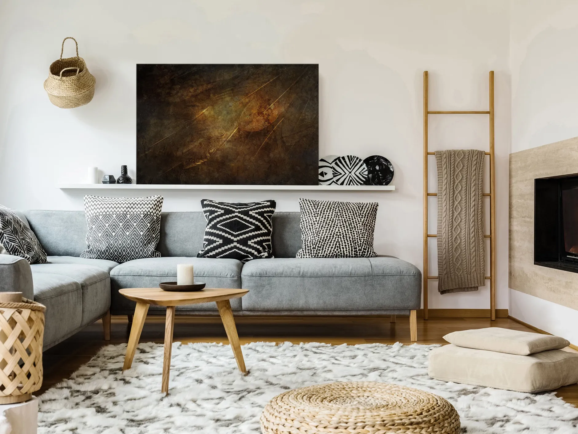Kunstdruck auf Leinwand 'Icarus Wings Wide'