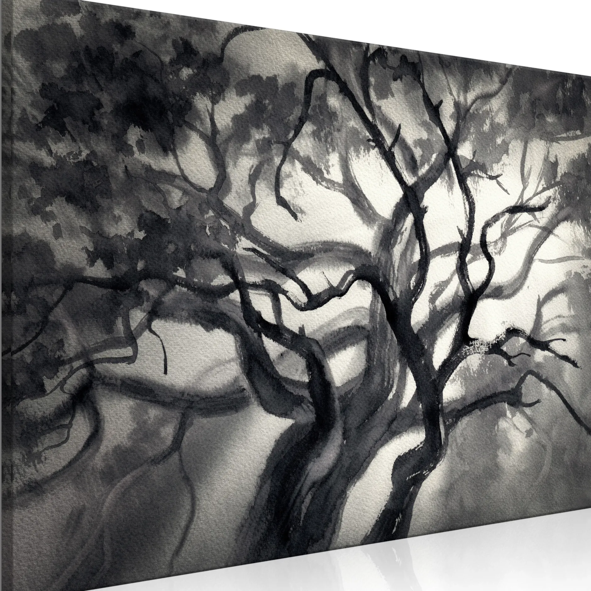 Kunstdruck auf Leinwand 'Lighted Branches Wide'