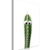 Kunstdruck auf Leinwand 'Live Cactus Vertical'
