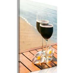 Kunstdruck auf Leinwand 'Love Refreshment Vertical'
