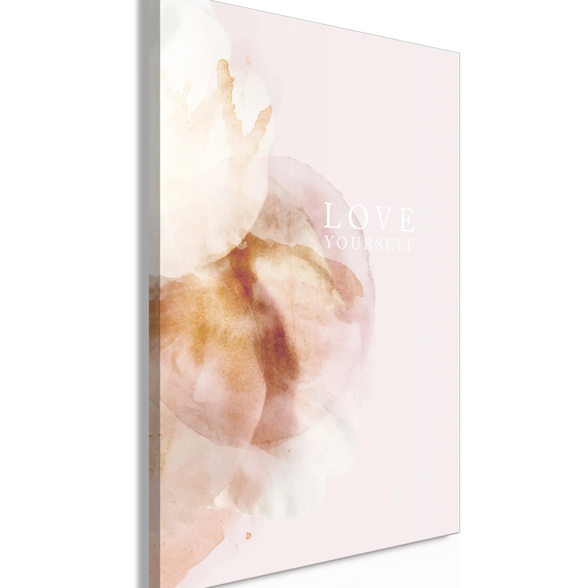 Kunstdruck auf Leinwand 'Love Yourself Vertical'